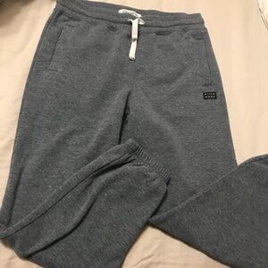 Billabong grey jogging pants - youth size Large